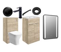 Bathroom Bundle | Volta 510mm F/S Furniture Pack w/Black Finishes
