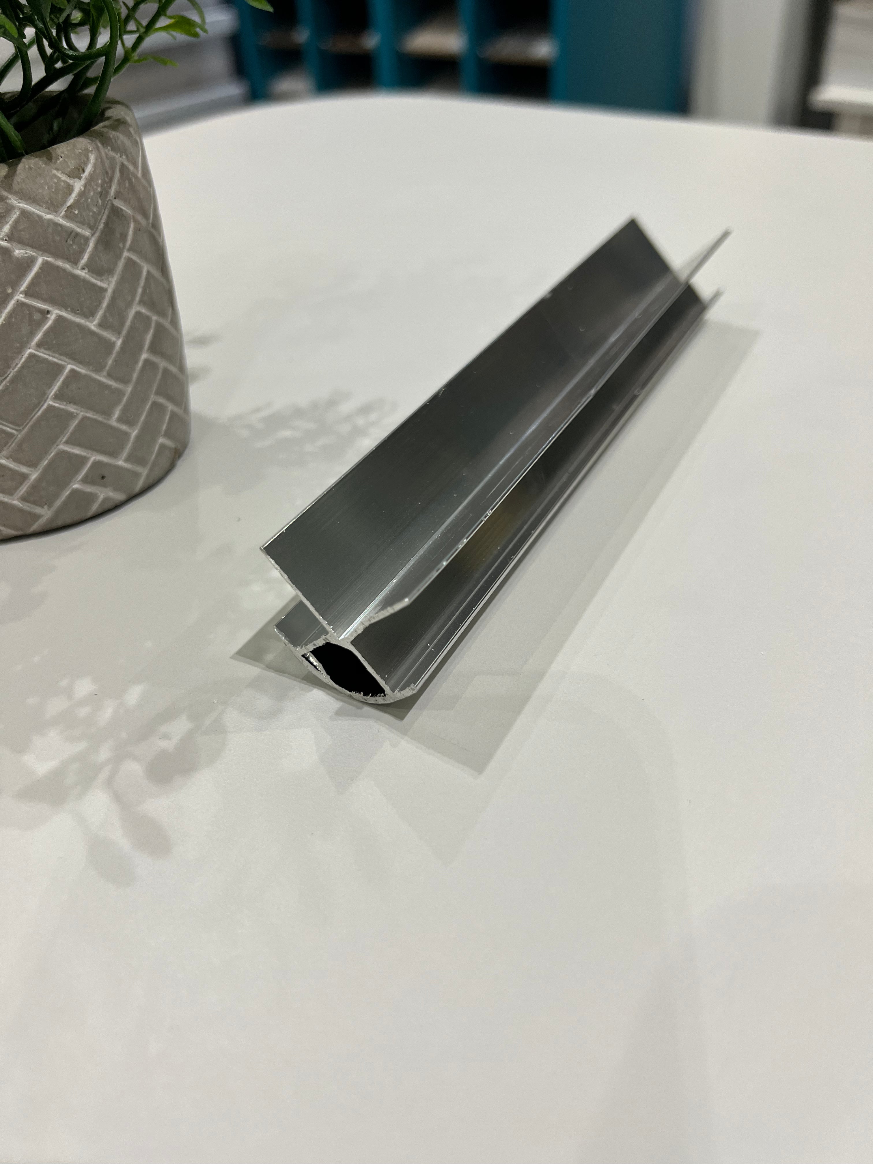 Metal External Corner Trim - Polished Chrome