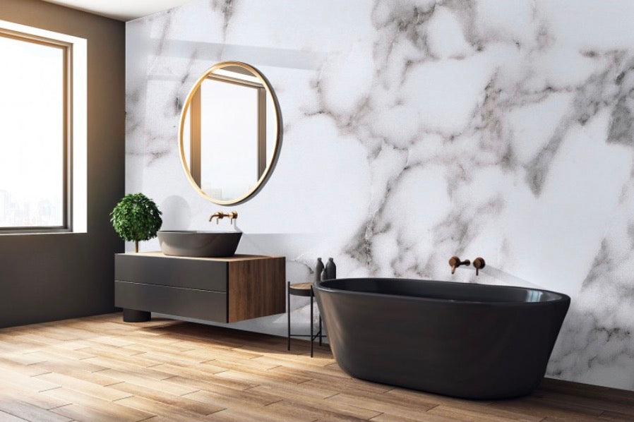 Cladworks Ply - Natural Range - Calacatta Marble Gloss