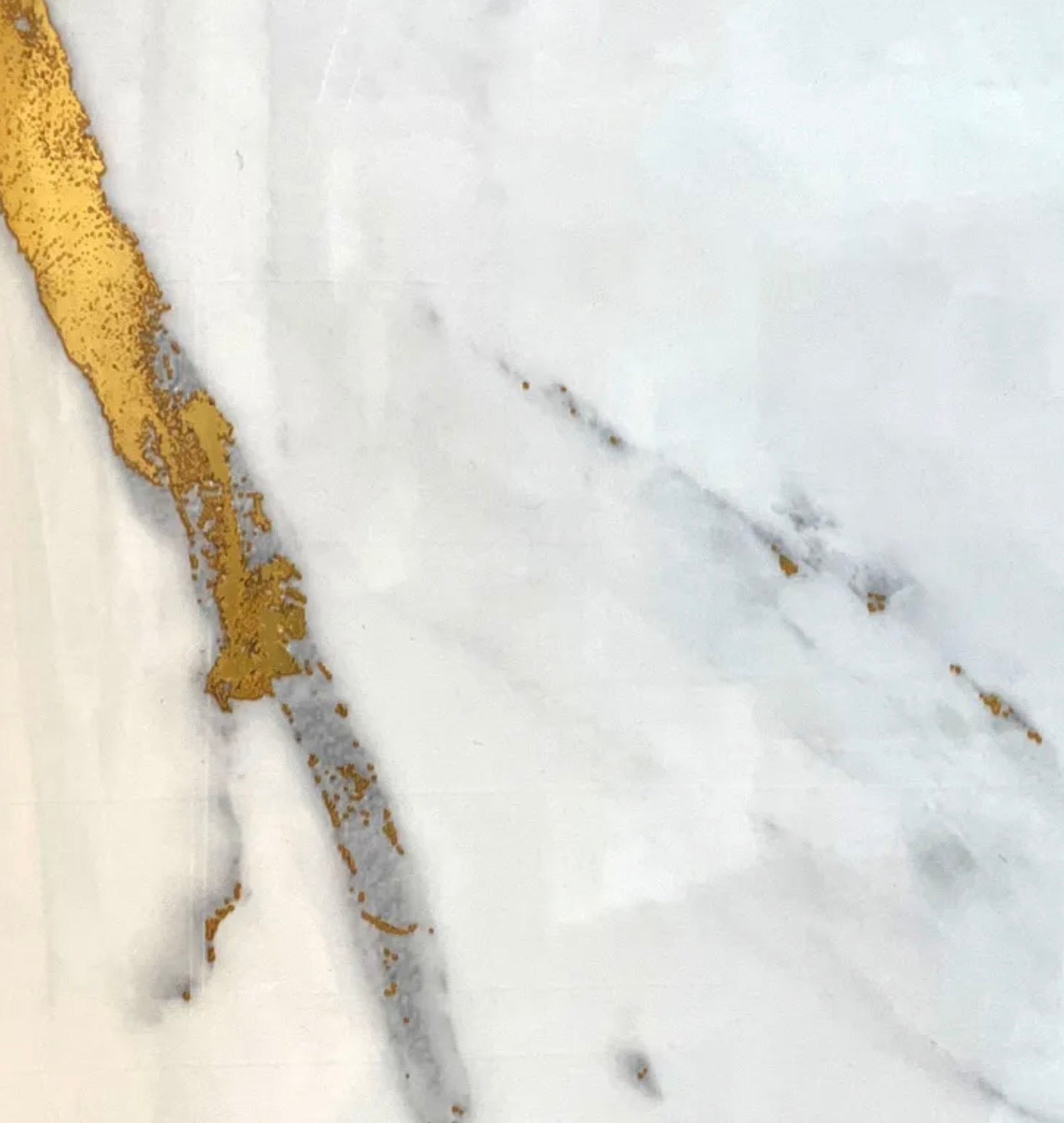 Maxi Shower Panel - Bianco Gold GLOSS