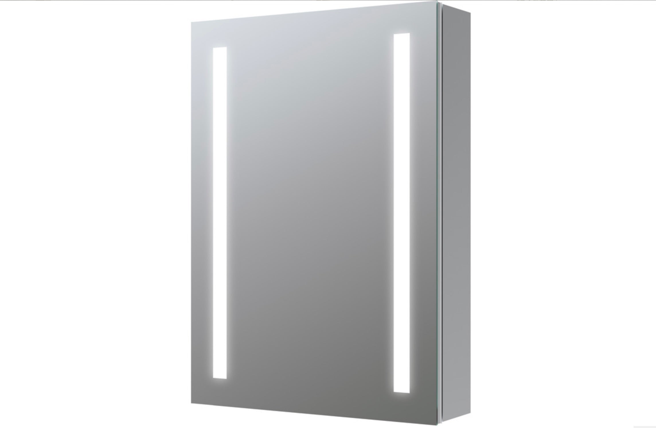 Sakura 500mm 1 Door Front-Lit LED Mirror Cabinet