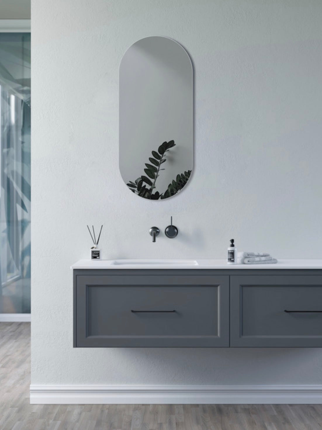 Soleil 400x800mm Oblong Mirror