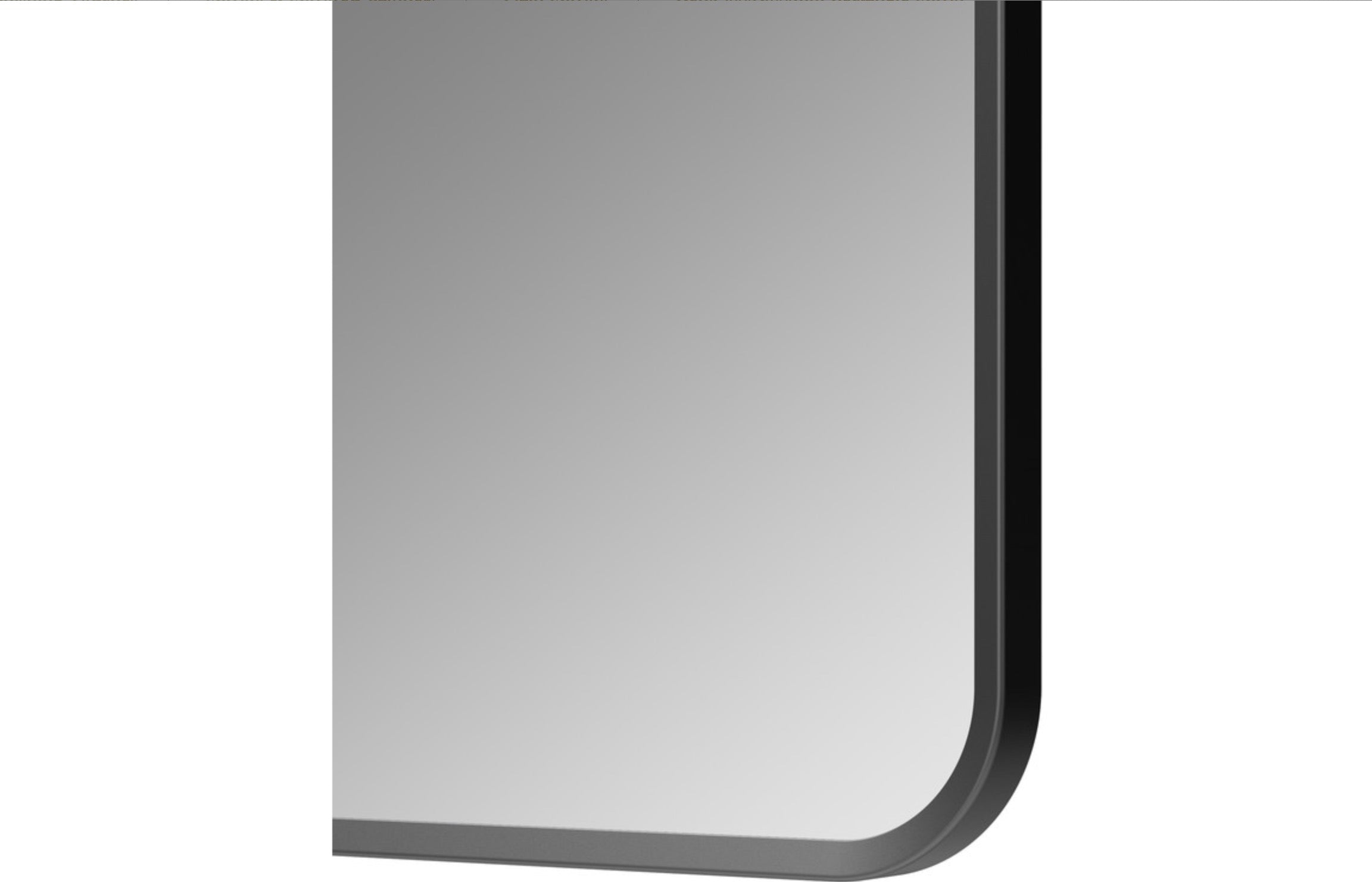 Kenji 600x800mm Rectangle Mirror - Matt Black