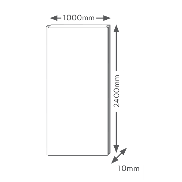 Splash Panel | Beige Concrete | Twin Pack