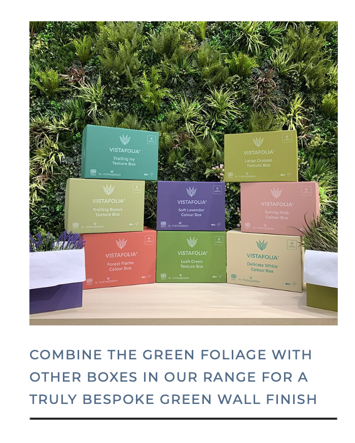 Lush Green Texture Box Range | Vistafolia