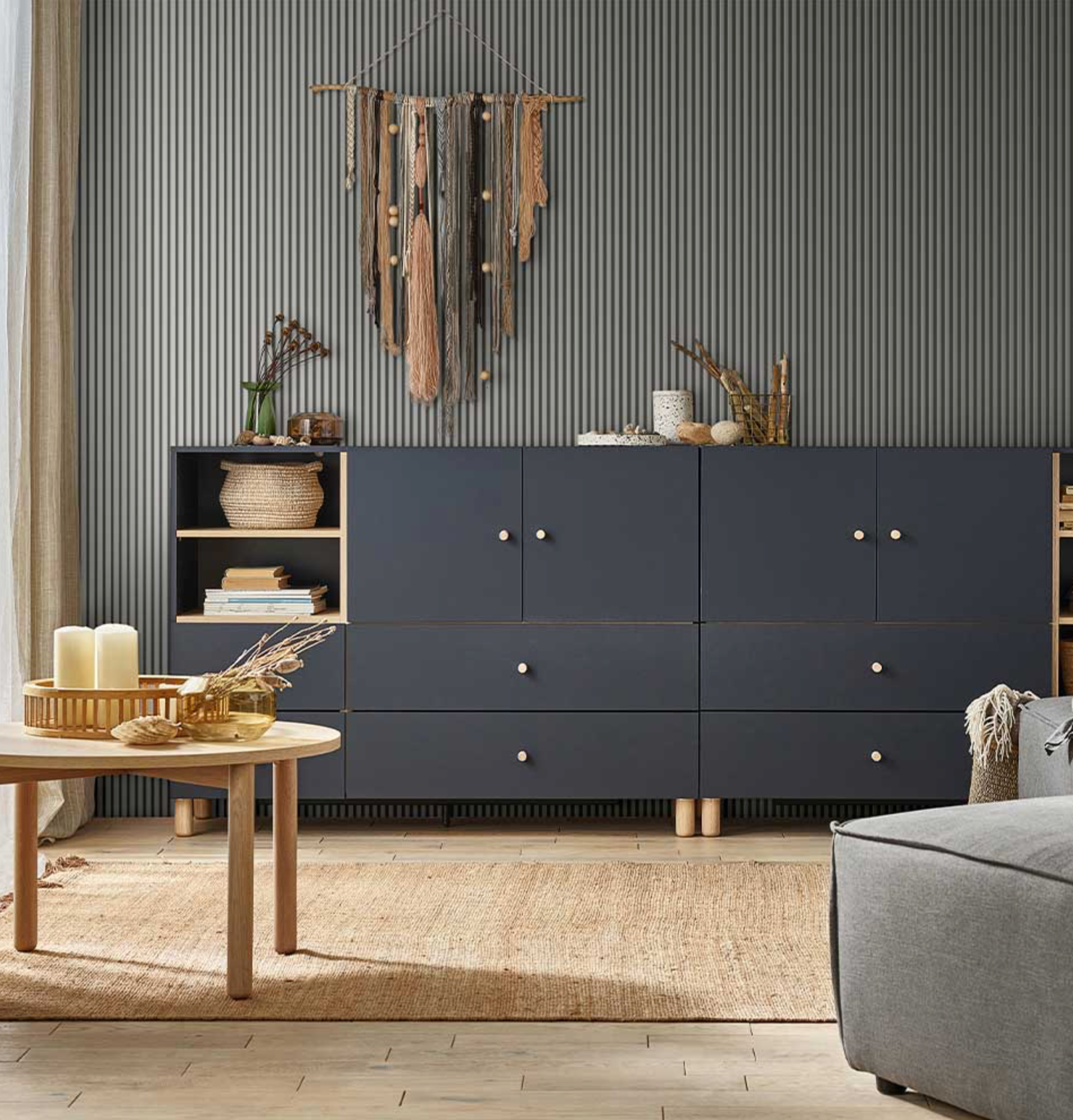 VOX Linerio S-Line Slat Panels - Grey