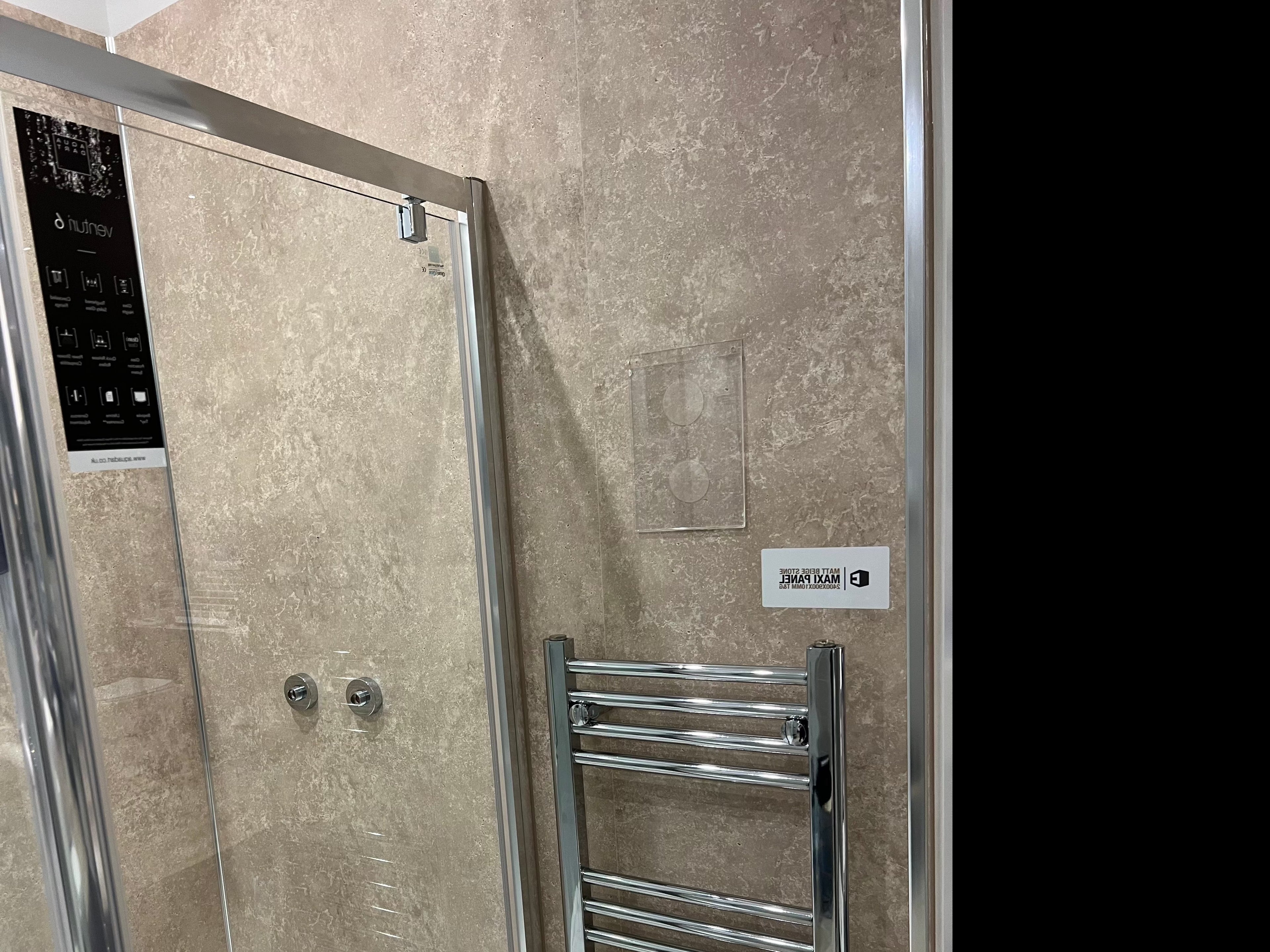 Maxi Shower Panel - Beige Stone MATT