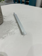 Metal End Profile Trim - Brushed Metal