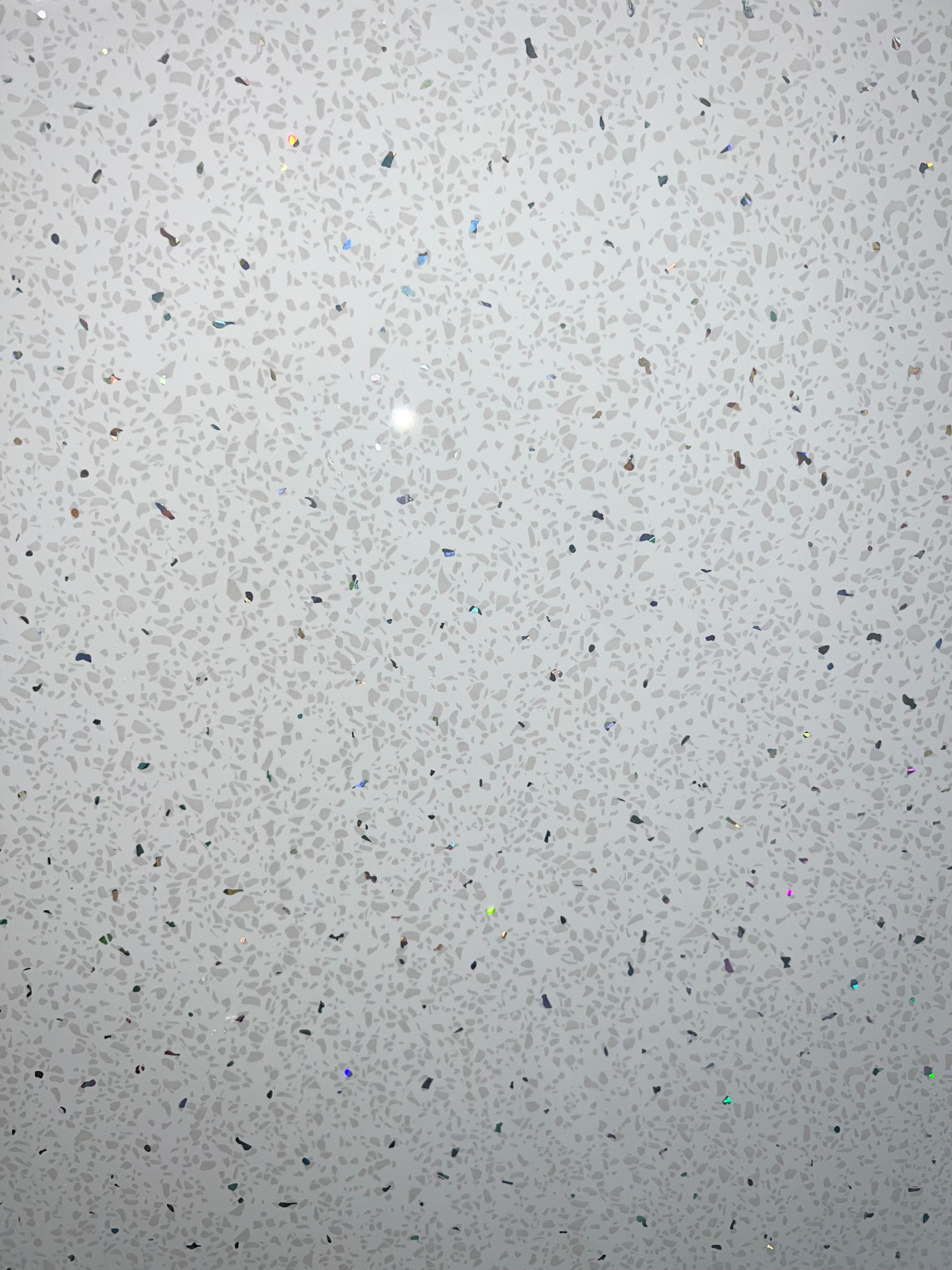 Maxi Shower Panel - Gloss White Sparkle