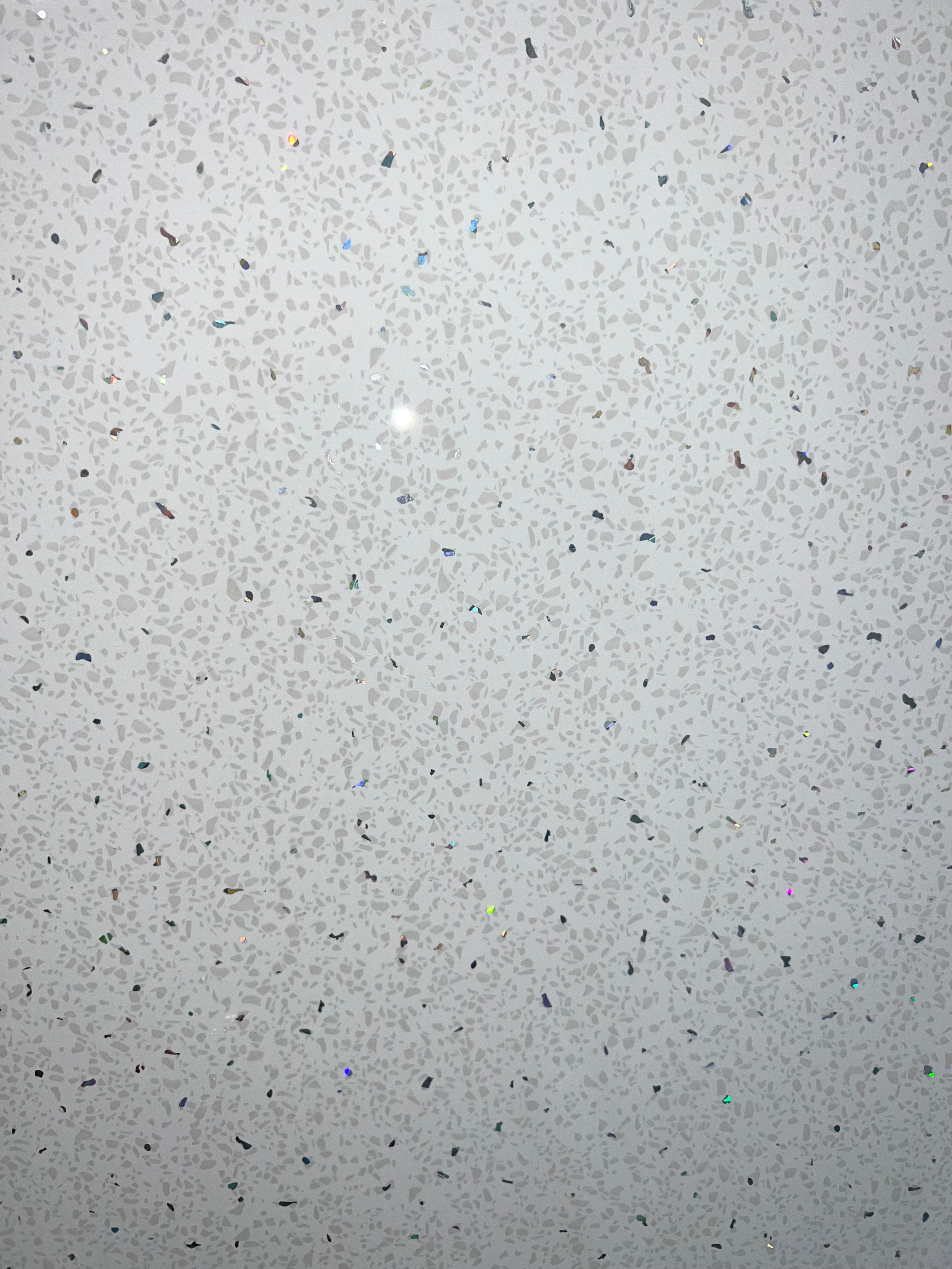 Maxi Shower Panel - White Sparkle GLOSS