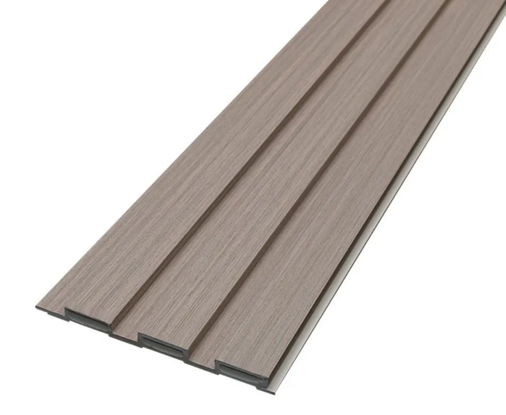PVC Thermo-Slat Wall Panel - Ash Grey