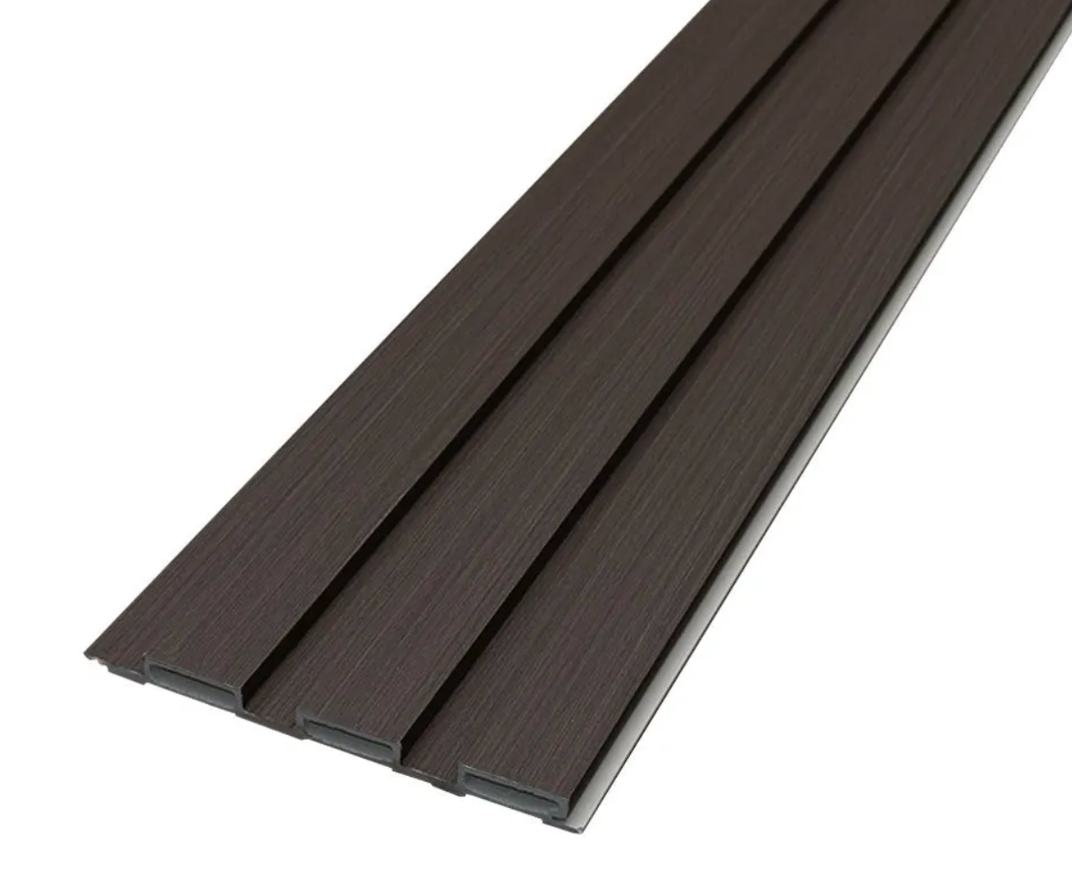 PVC Thermo-Slat Wall Panel - Hickery Brown