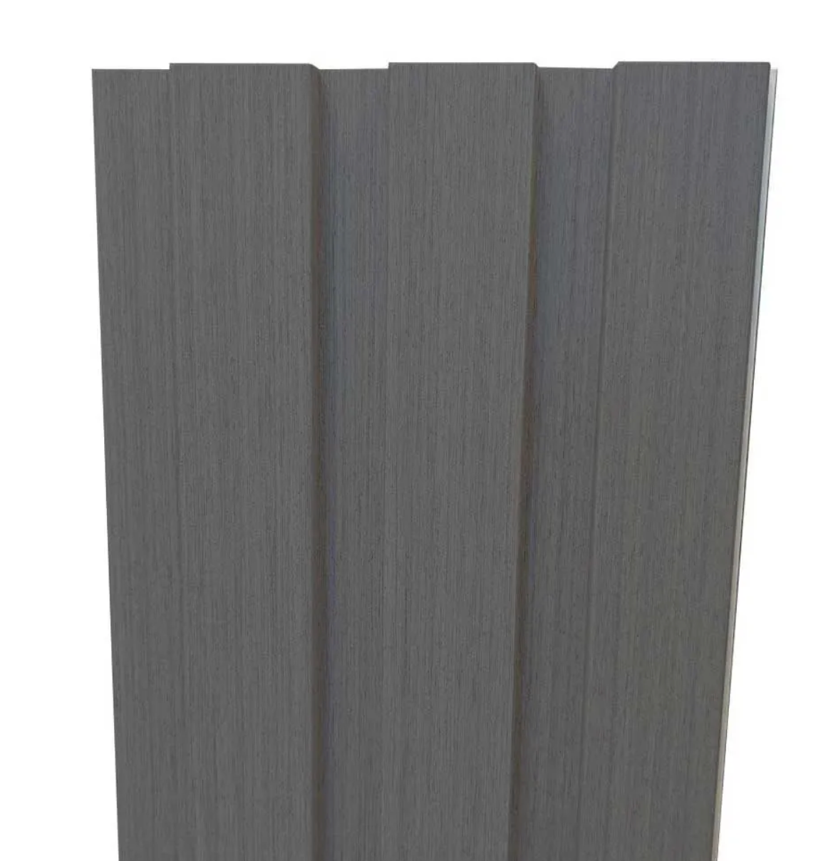 PVC Thermo-Slat Wall Panel - Charcoal Grey
