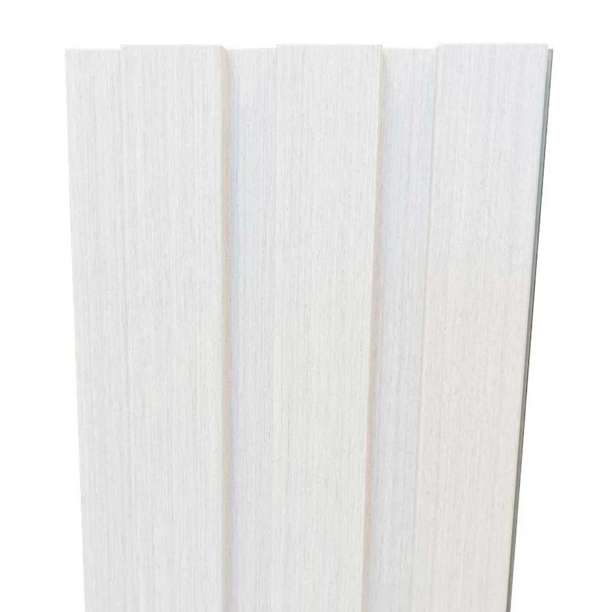 PVC Thermo-Slat Wall Panel - Charcoal White