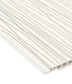 Ancona PVC wall panels - White Silver String