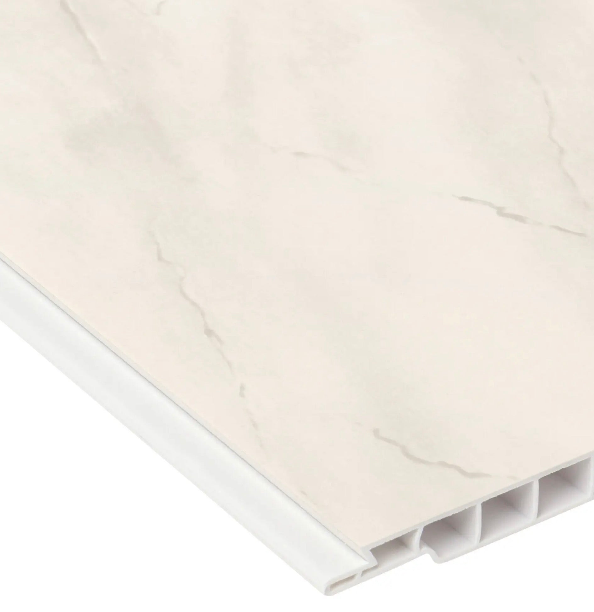 Ancona PVC wall panels - Light Grey Marble
