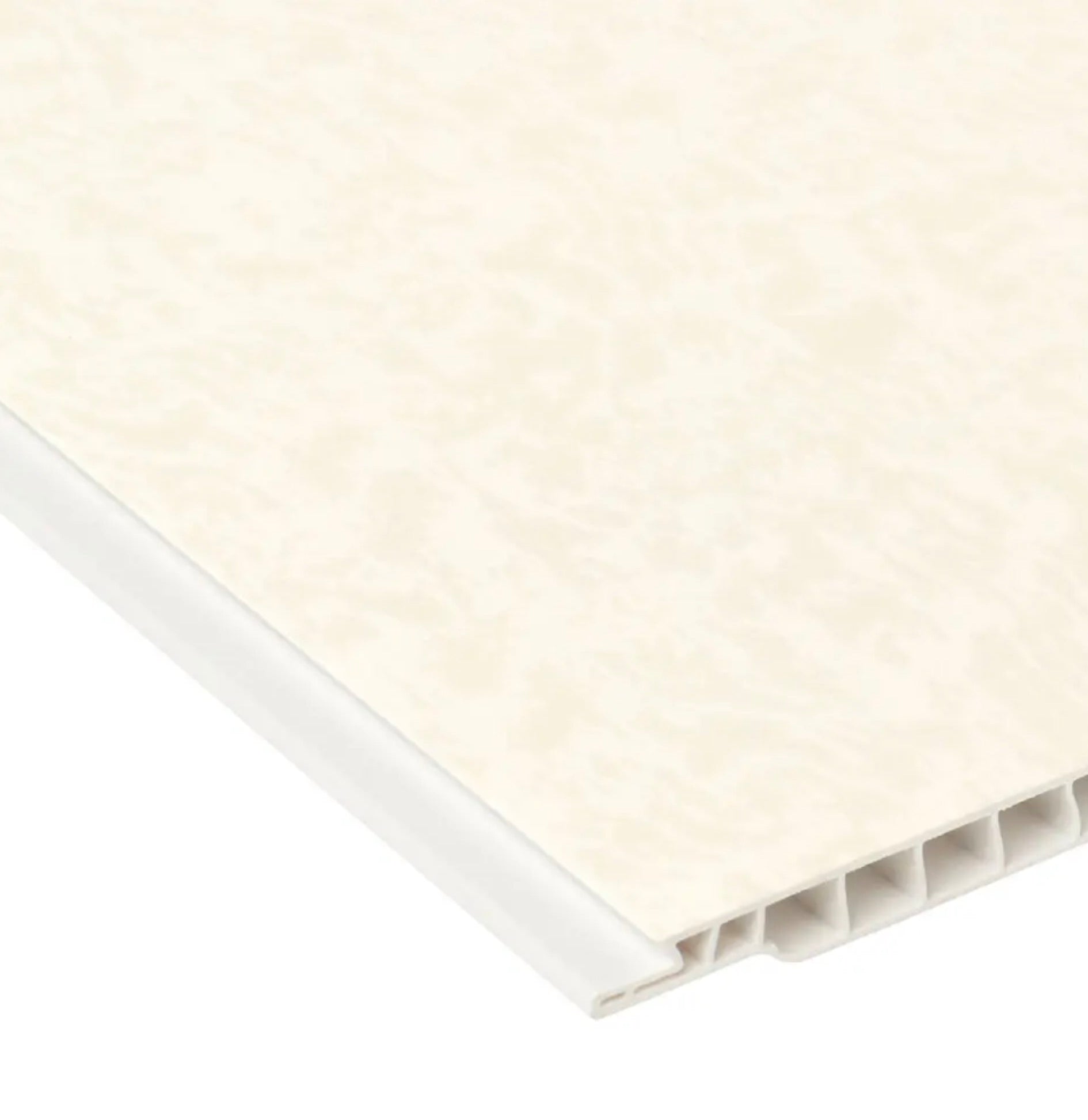 Ancona PVC wall panels - White Frost