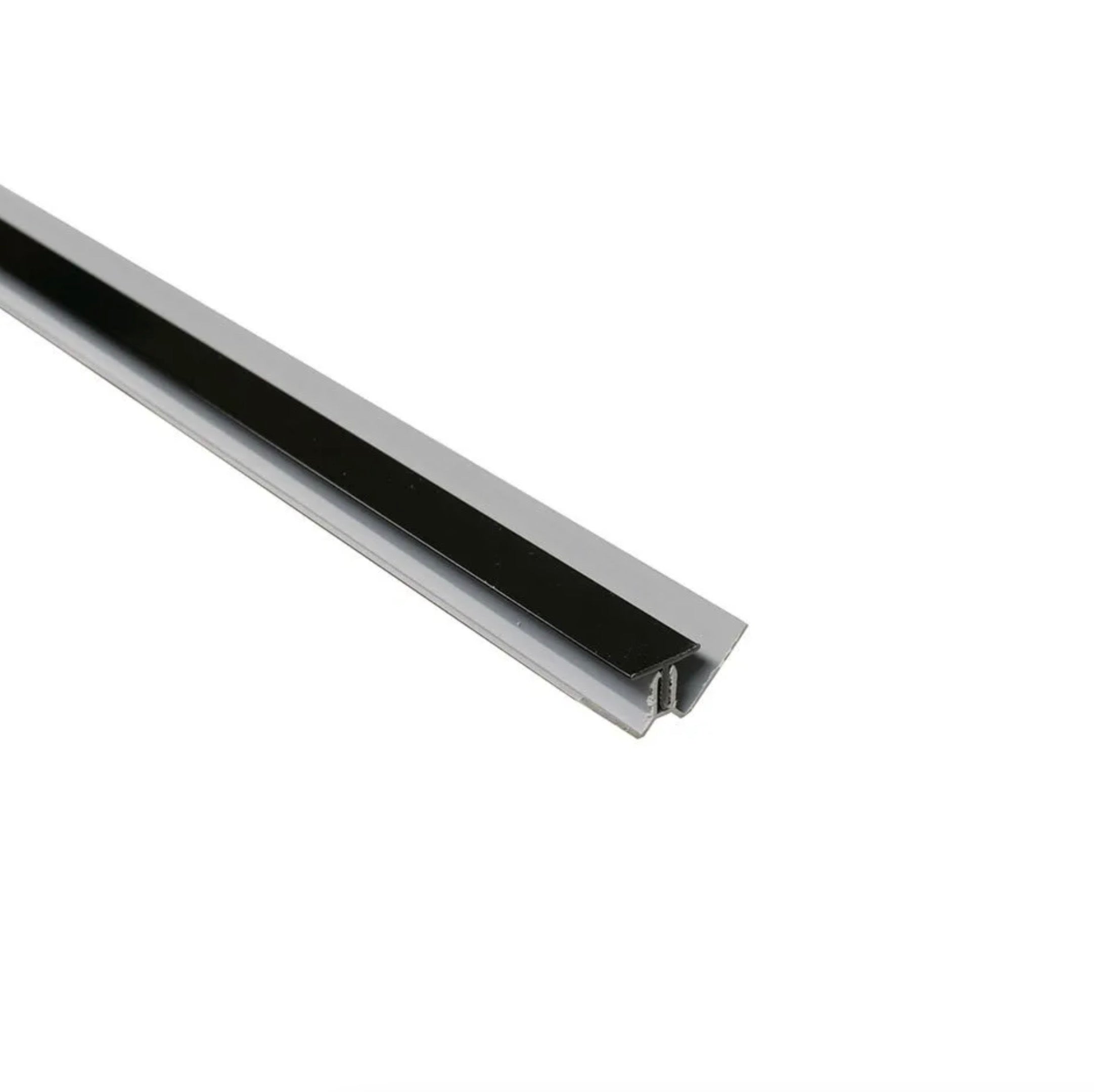 2 Part End Profile Metal Trim 8mm – Black