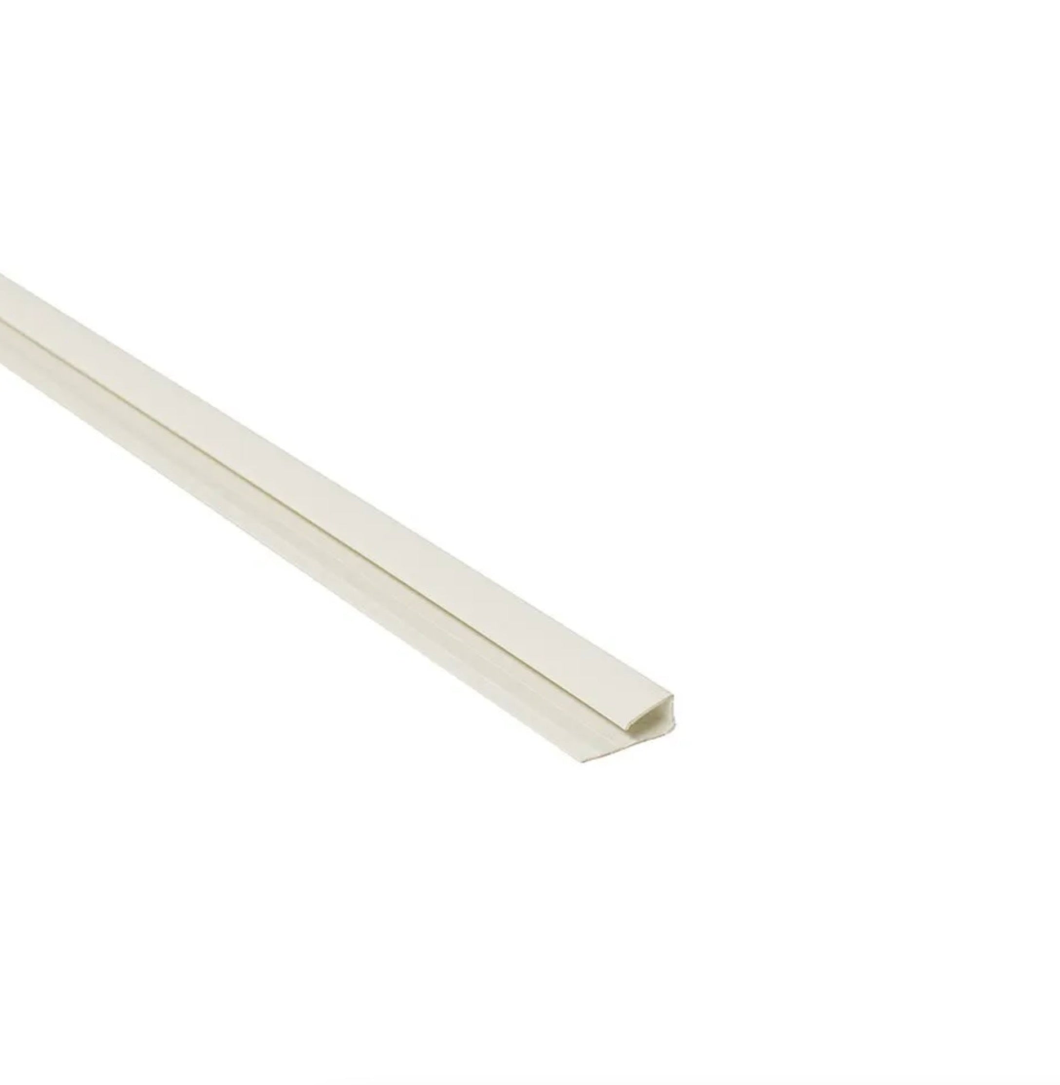 Dumaplast Plastic Trims - 1 Part 5mm End Profile - White