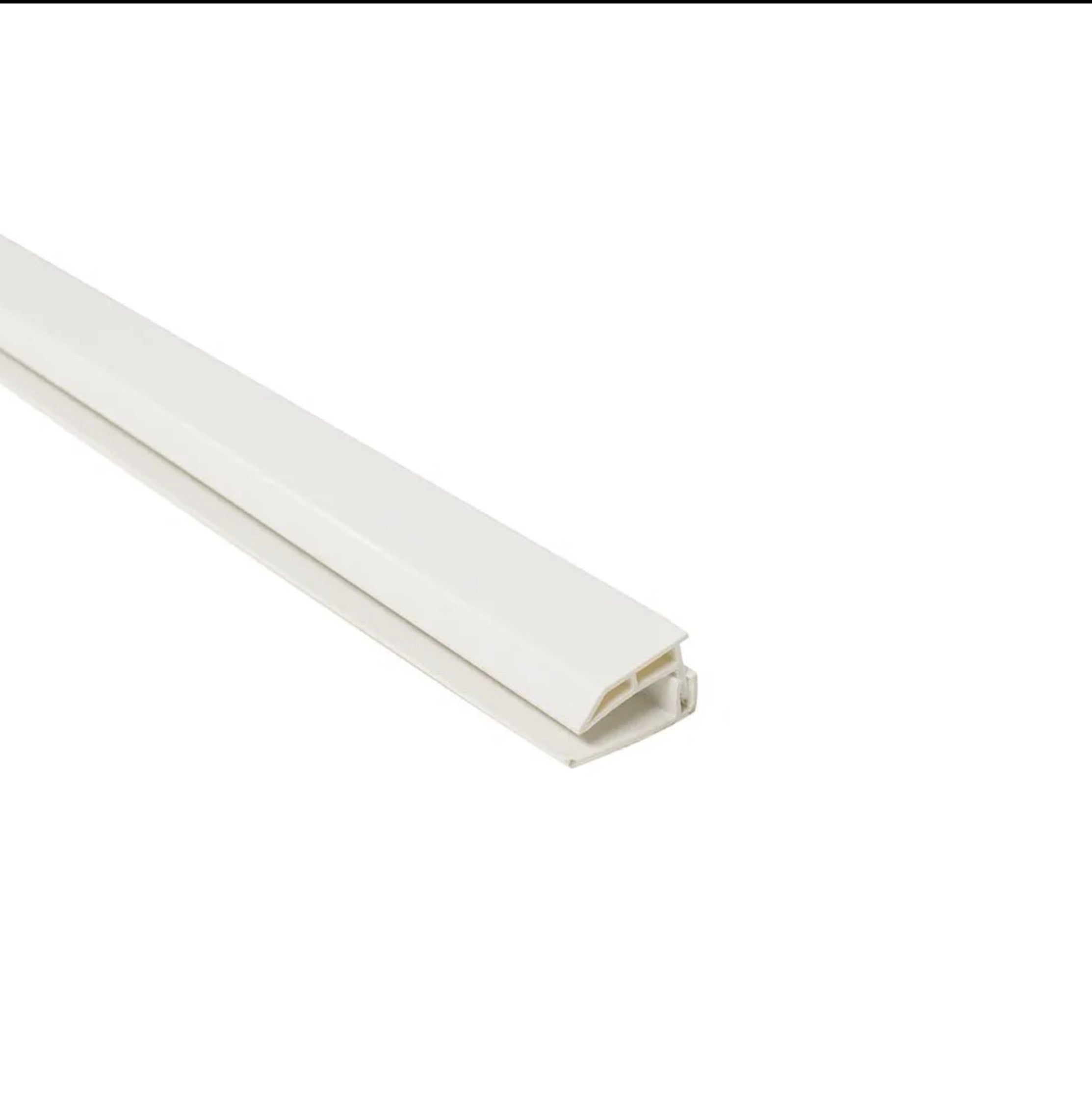 Plastic Trims - 2-Part 8mm End Profile Trim - White