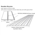 Ceiling Cladding - Double Chrome