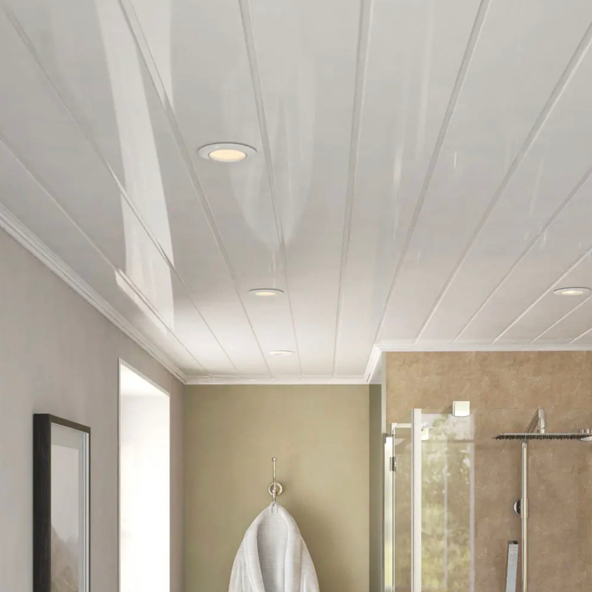 Ceiling Cladding - Double White Gloss
