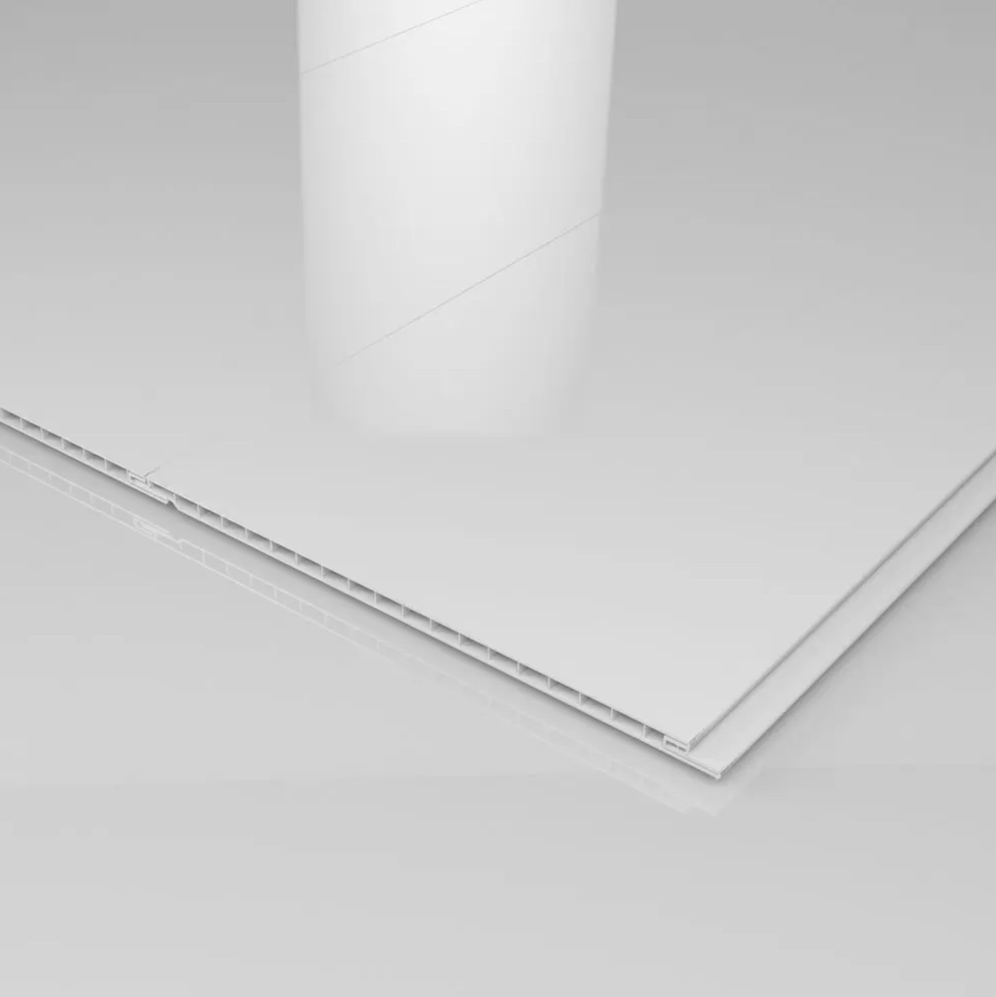 Ceiling Cladding - Single White Gloss Plastic