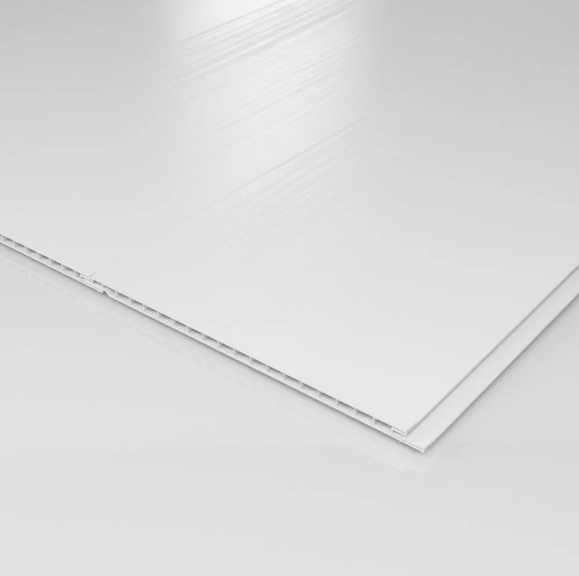 Ceiling Cladding - Single White Ash Plastic