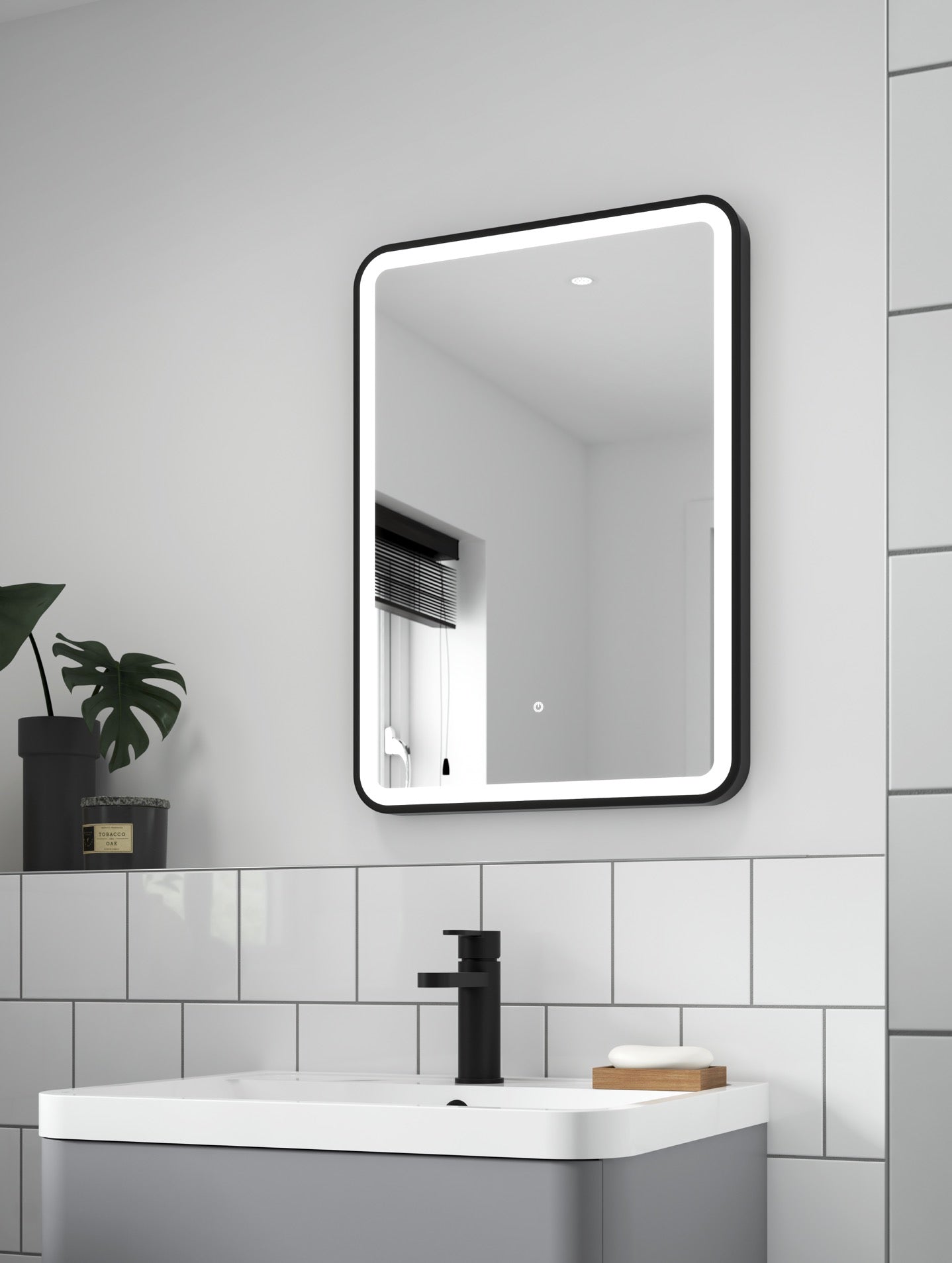 Mirrors - Hydrus Black Framed 700x500