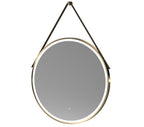 Mirrors - Salana Brushed Brass Round Illuminated 800mm