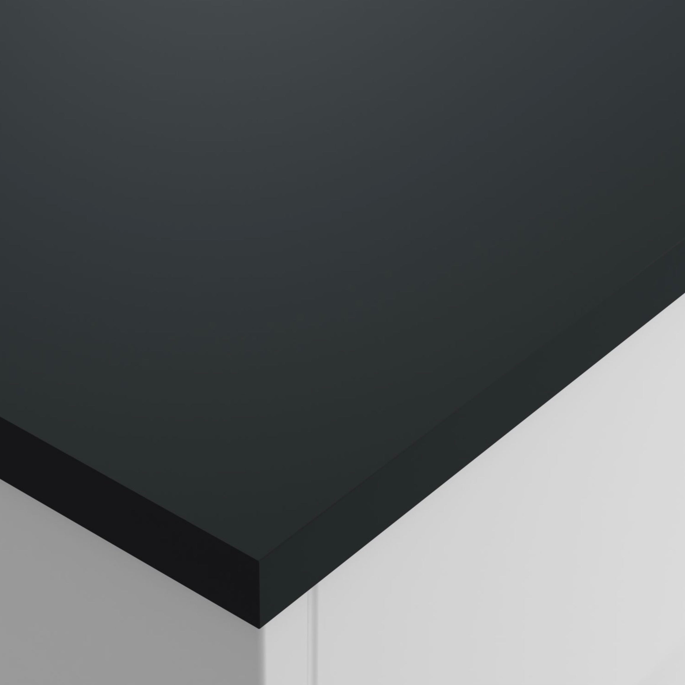 Contemporary Laminate Work Surfaces - Anthracite Grey