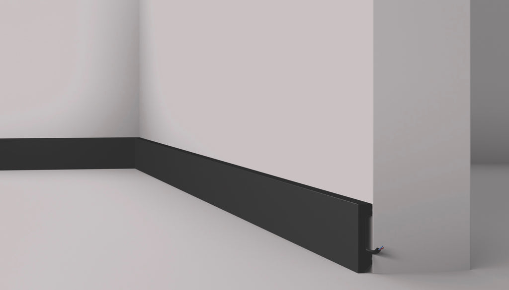 Skirting Boards - FT2 BLACK WALLSTYL