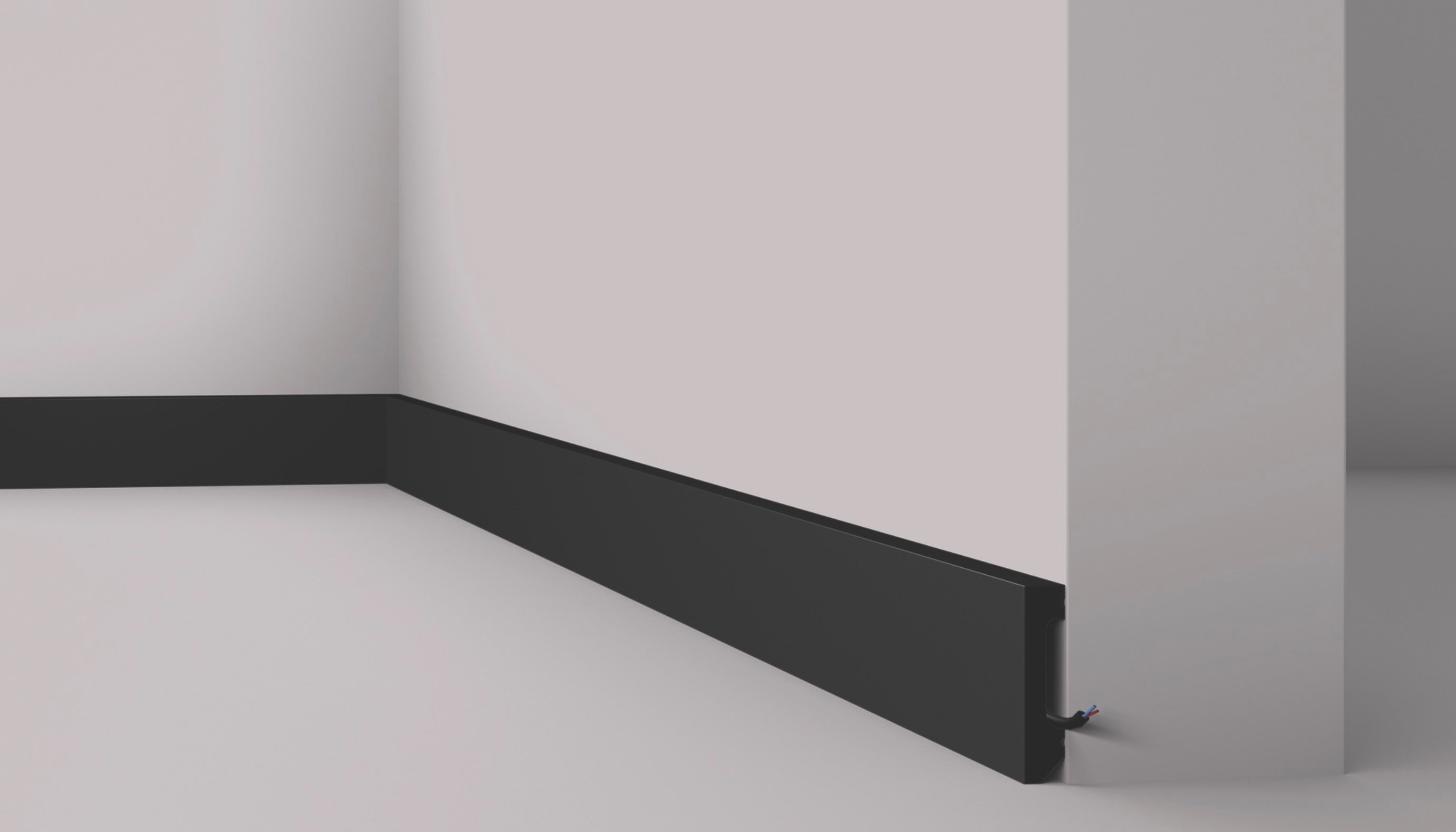 Skirting Boards - FT2 BLACK WALLSTYL