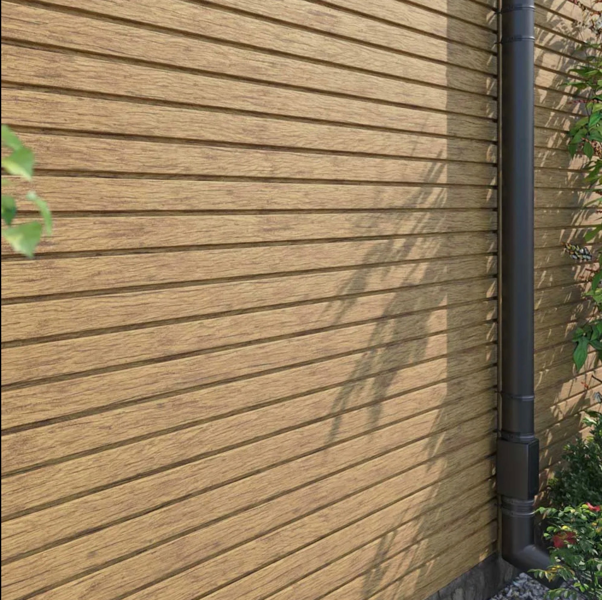 Vox Fronto Exterior Cladding - Honey Oak