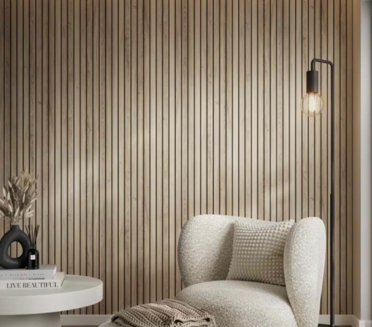 Naturepanel Wood Slat Collection - Bleached Cuneo Oak