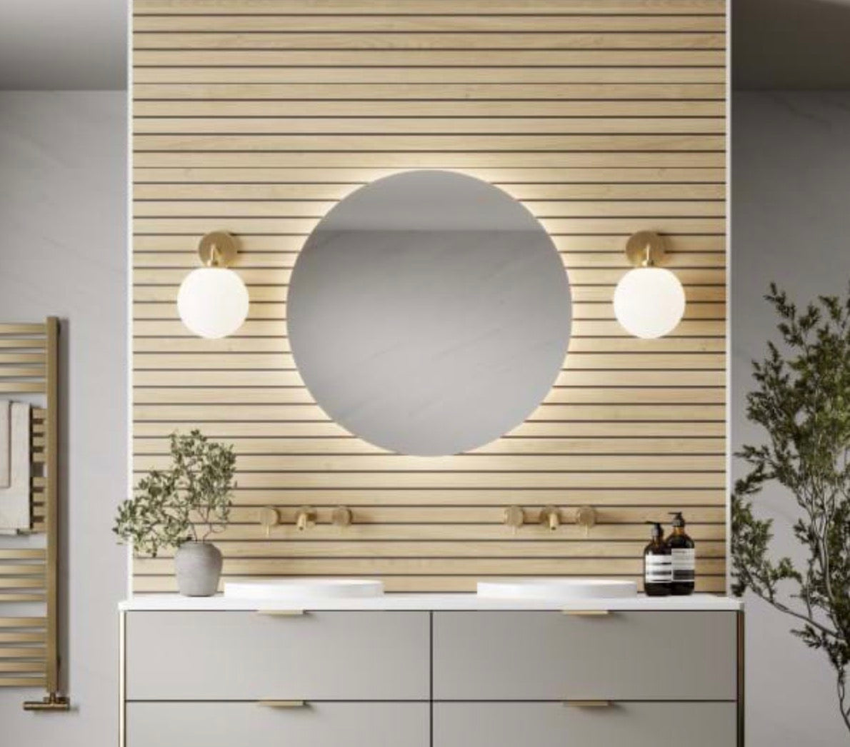 Naturepanel Wood Slat Collection - Bleached Cuneo Oak