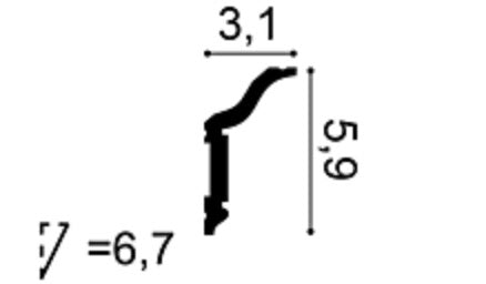 Ceiling Coving - Duropolymer CX141