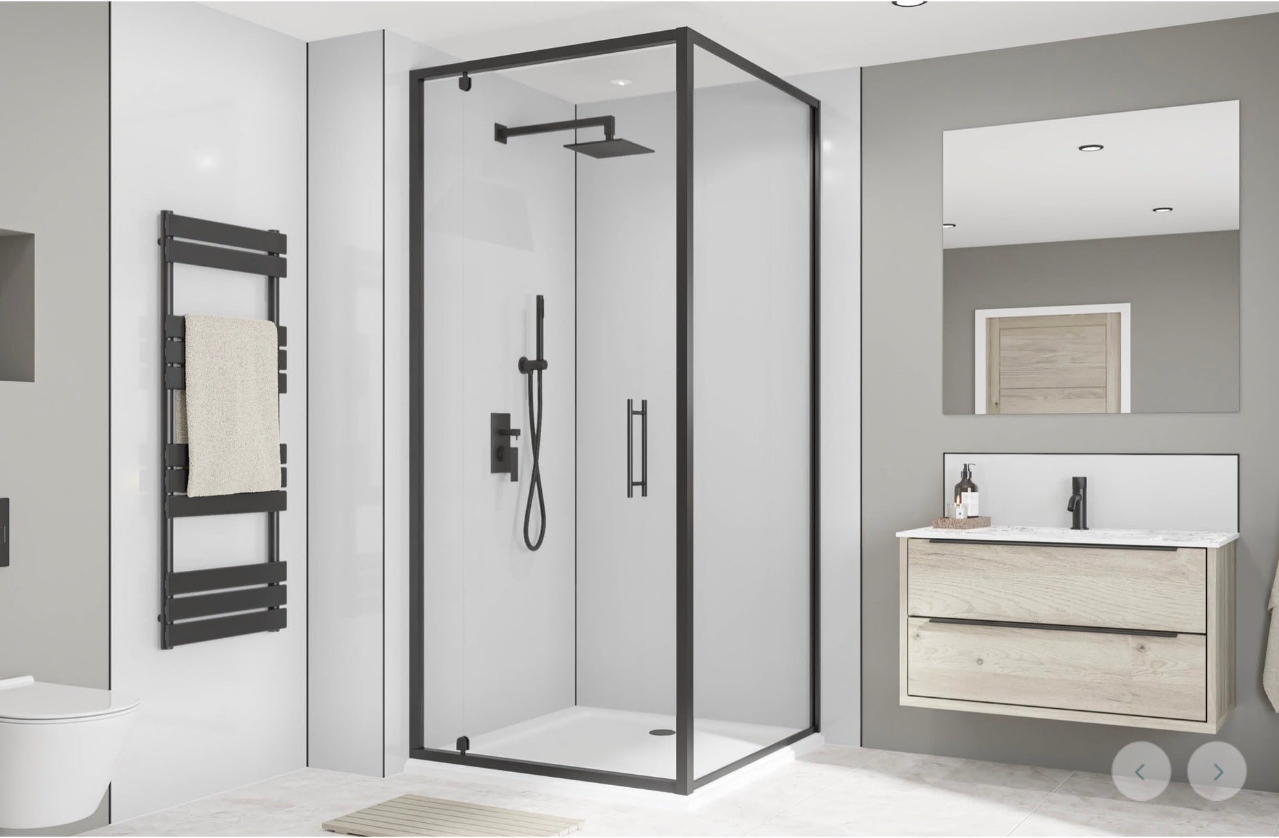 Wetwall Alloy Solid Colour Collection - Glacier White | Gloss