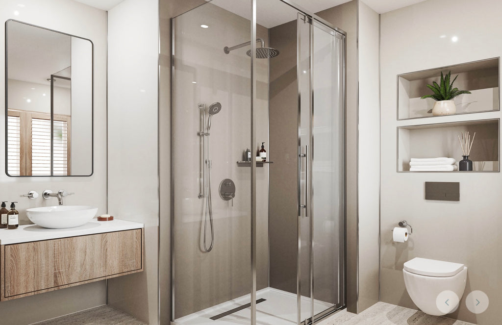 Wetwall Alloy Solid Colour Collection - Terra Grey | Gloss