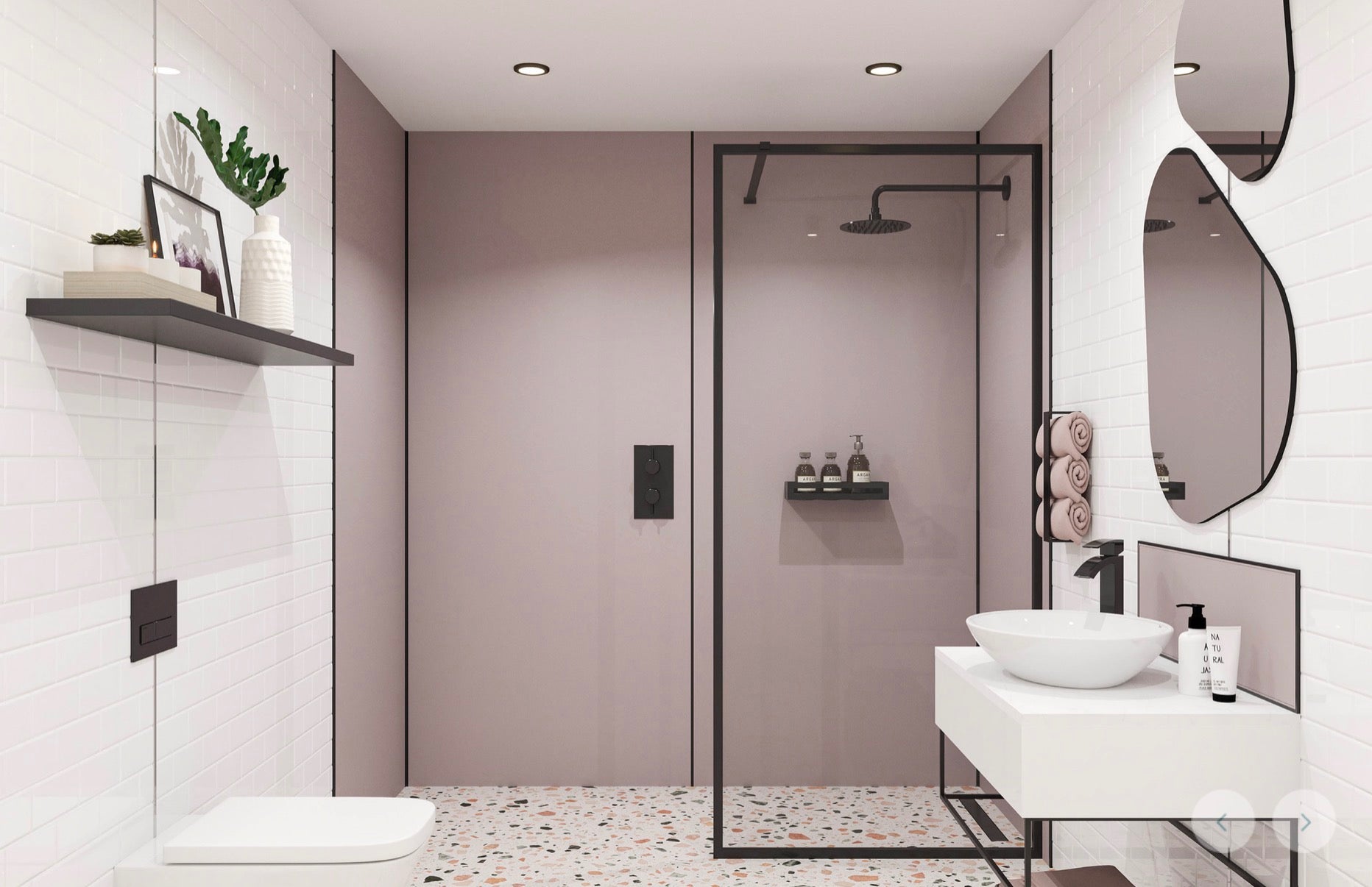Wetwall Alloy Solid Colour Collection - Smoked Rose | Matt