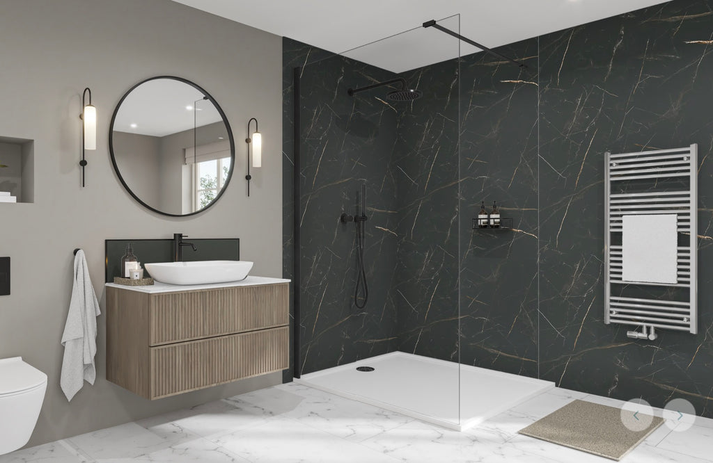 Wetwall Elite Marble Collection - Marbre Celeste | Shell