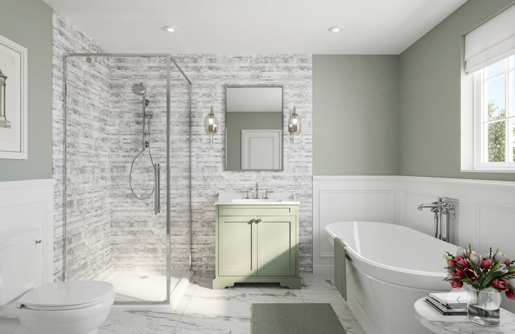 Wetwall Elite Marble Collection - Nuvola Marble | Shell