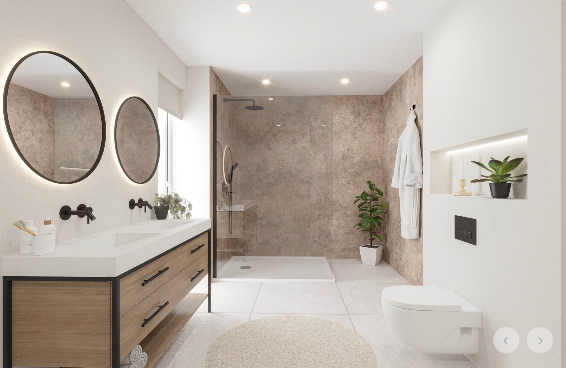 Wetwall Elite Stone & Concrete Collection - Treviso | Matt