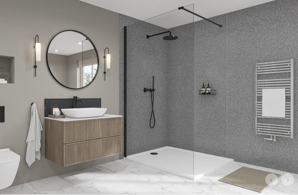 Wetwall Elite Wood & Decor Collection - Virgo Gris | Shell