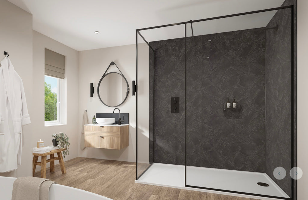 Wetwall Mermaid Marble Collection - Nero Marble | Matt