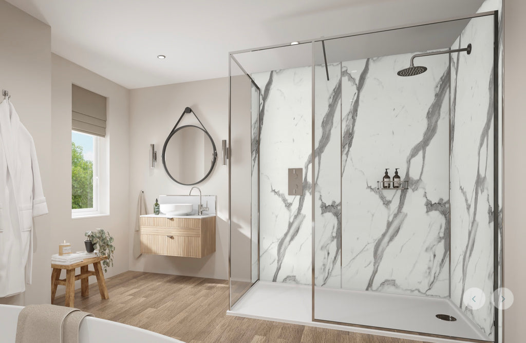 Wetwall Mermaid Marble Collection - Calacatta Statuario | Stone