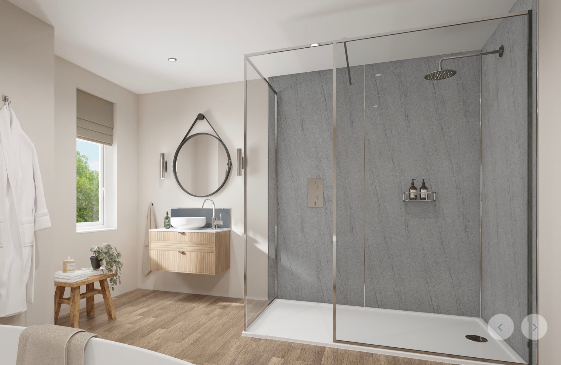 Wetwall Mermaid Stone & Concrete Collection - Silver Granite | Stone