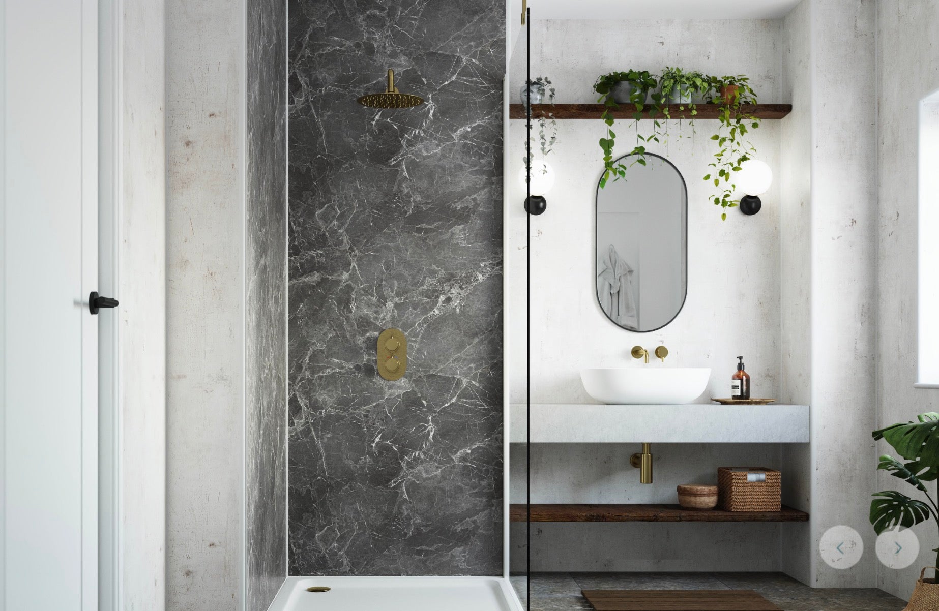 Wetwall Mermaid Stone & Concrete Collection - Welsh Slate | Matt