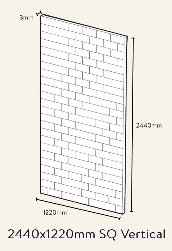 Wetwall Tile Collection - Pure White Tile | Gloss