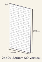 Wetwall Tile Collection - Pure White Tile | Gloss